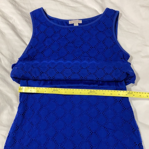 Royal blue knee length dress - Picture 4 of 13